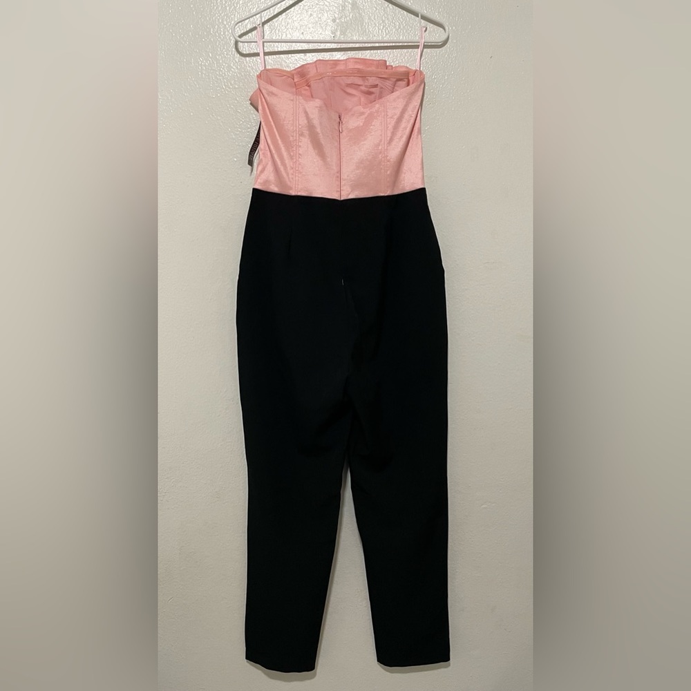NWT Pleated Bow-Front Jumpsuit NY&C